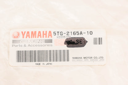 New OEM Yamaha 5TG-2165A-10-00 Red Rear Fender Titanium 5 Valve Graphic Decal Kit NOS