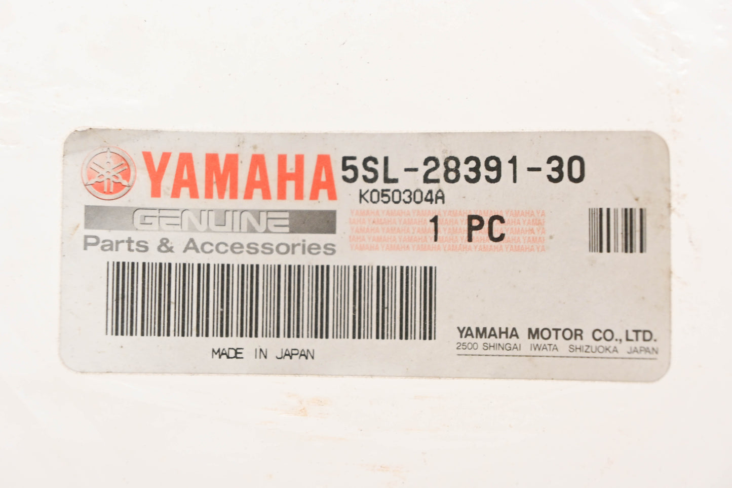 New OEM Yamaha 5SL-28391-30-00 Lefthand Cowling Graphic Decal NOS