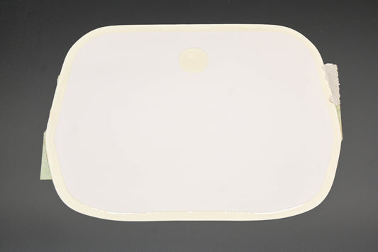 New OEM Yamaha 5DH-2339E-00-00 White Number Plate Decal NOS