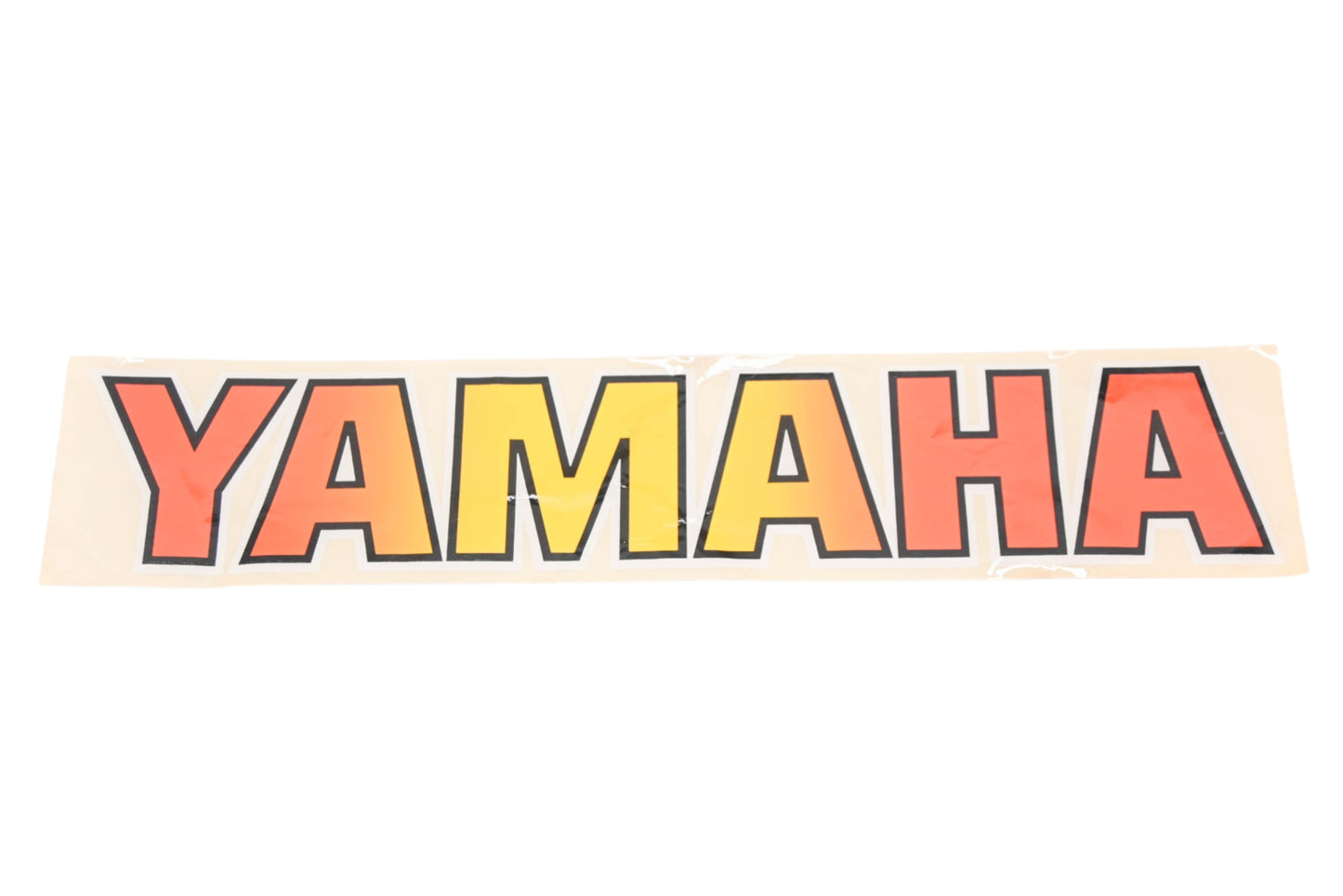 New OEM Yamaha NA020-22 Red/Orange Mark Emblem Decal NOS