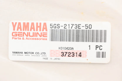 New OEM Yamaha 5GS-2173E-50-00 WR400F Side Cover Graphic Decal NOS