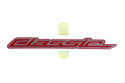 New OEM Yamaha 5BN-21578-G0-00 Red/Silver Classic Decal NOS
