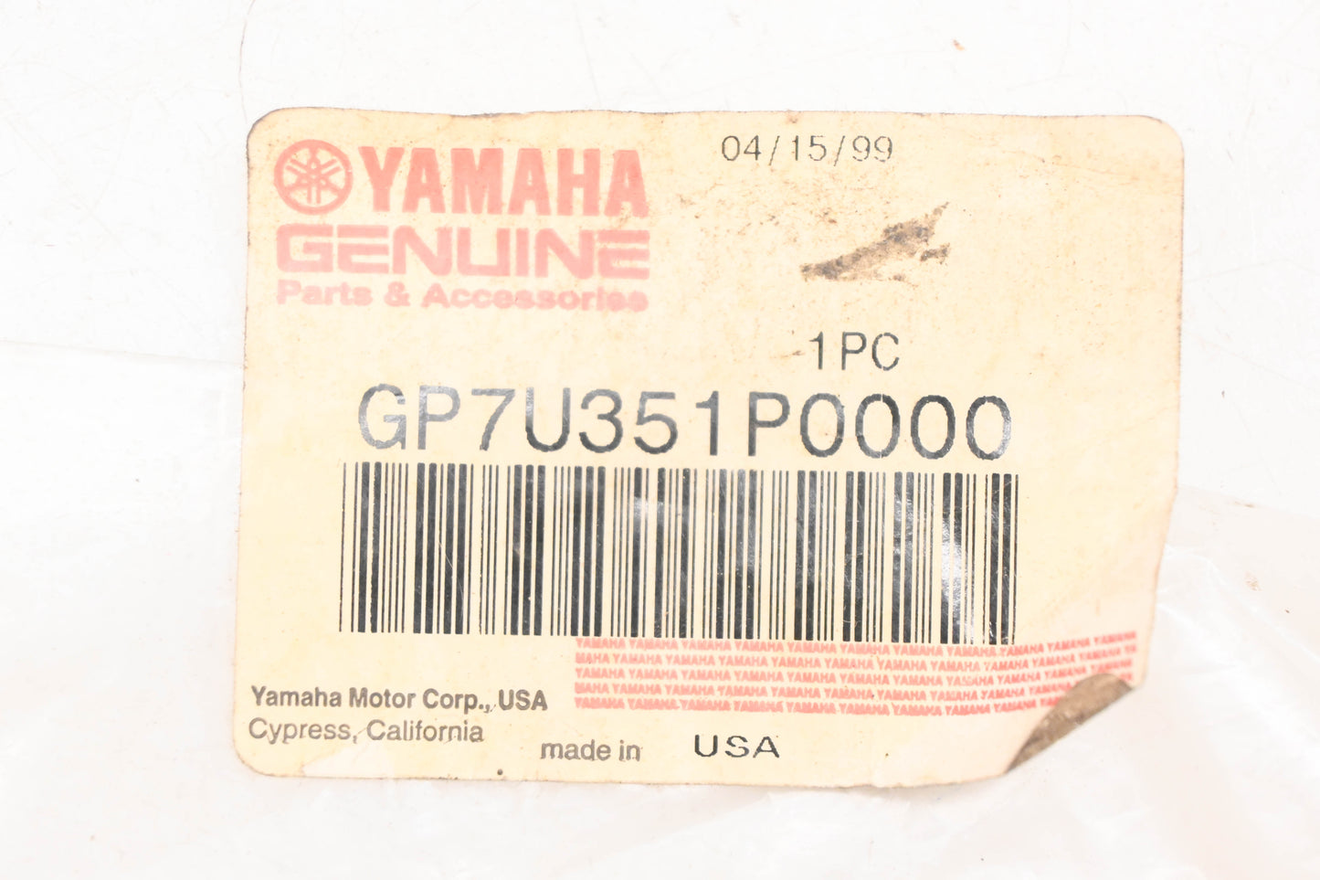 New OEM Yamaha GP7-U351P-00-00 Step Mat #6 NOS