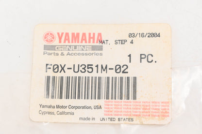 New OEM Yamaha F0X-U351M-02-00 Step Mat #4 NOS