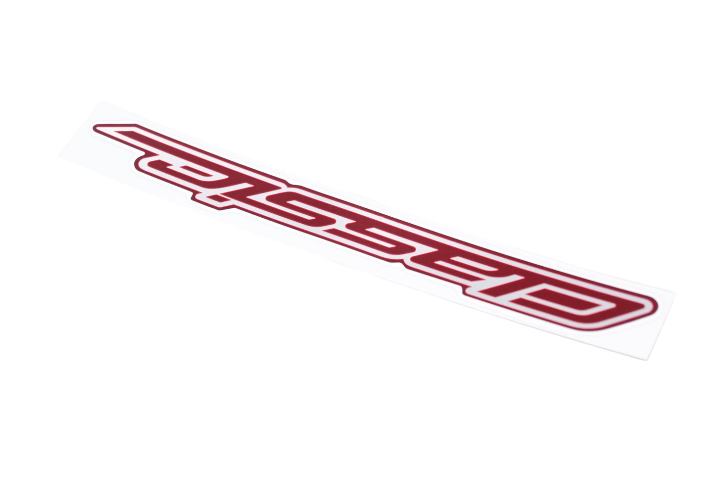 New OEM Yamaha 5BN-21578-G0-00 Red/Silver Classic Decal NOS