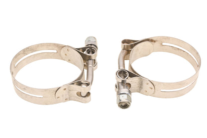 Aftermarket HU025A-10 Stainless Steel T-Bolt 2.25" Clamps Qty 2 NOS