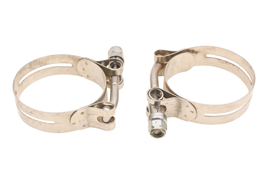 Aftermarket HU025A-10 Stainless Steel T-Bolt 2.25" Clamps Qty 2 NOS