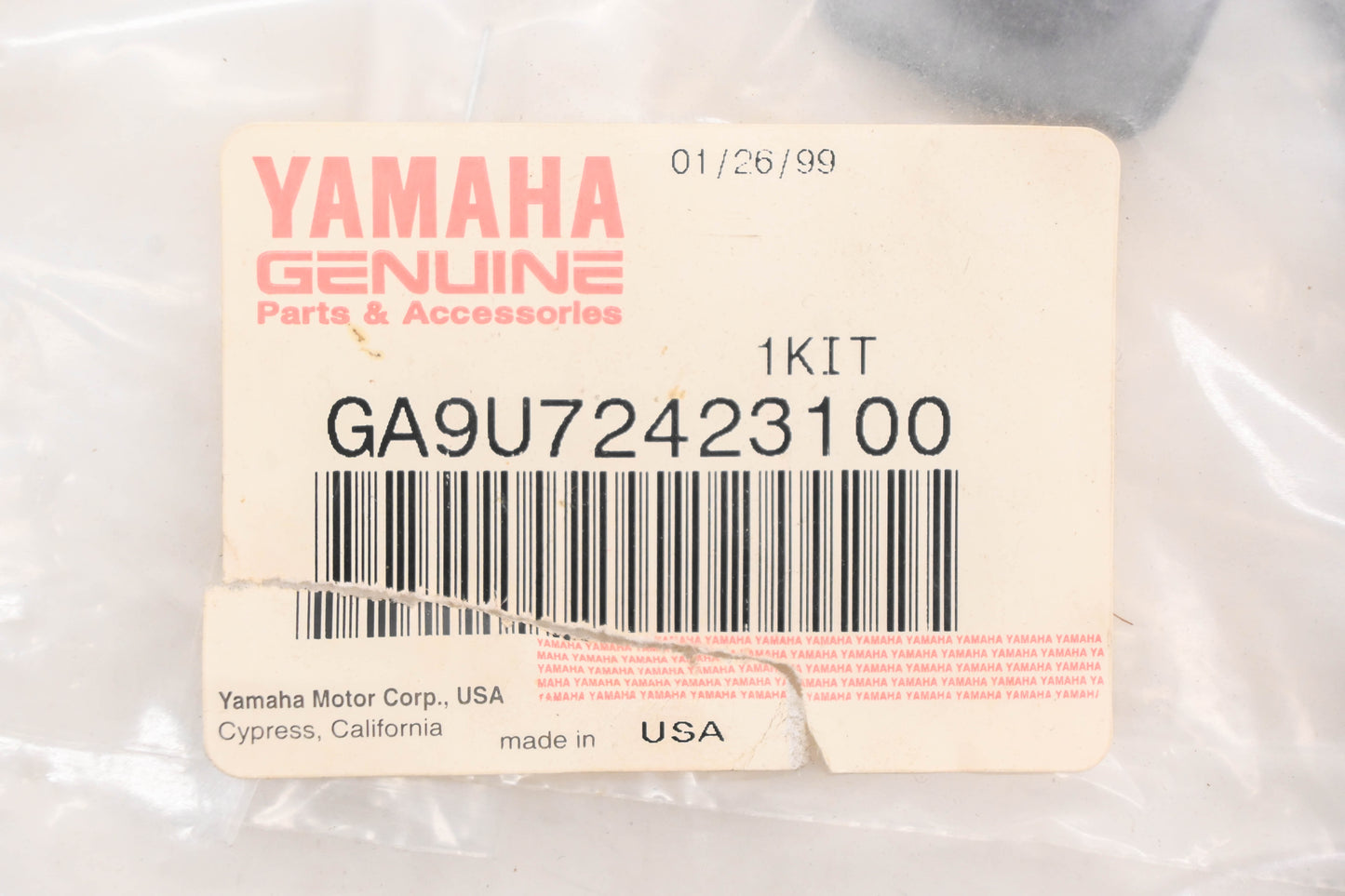 New OEM Yamaha GA9-U7242-31-00 Choke Cable Kit NOS