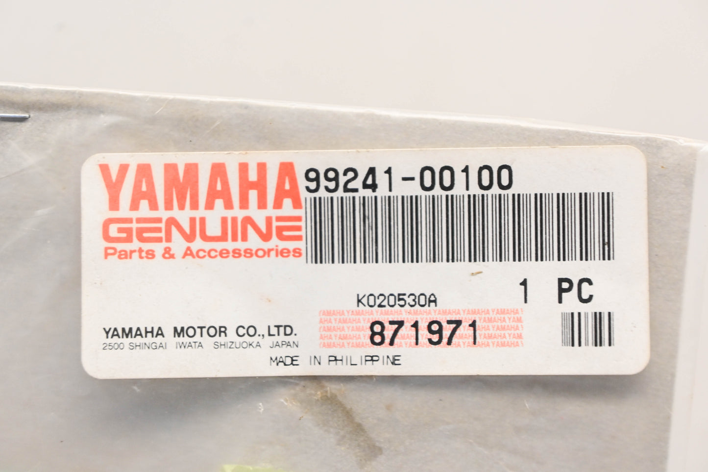 New OEM Yamaha 99241-00100-00 Emblem Decal NOS