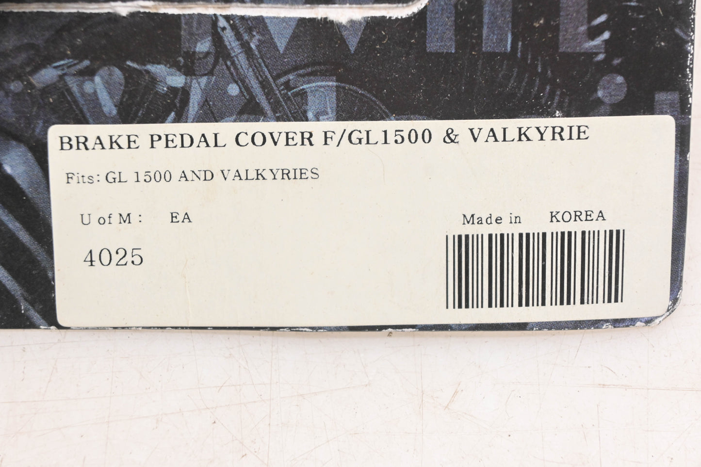 Kuryakyn 4025 Brake Pedal Cover Kit NOS