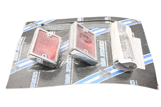 Drag Specialties DS-280205, 50280205 Saddlebag Red Marker Light Kit NOS