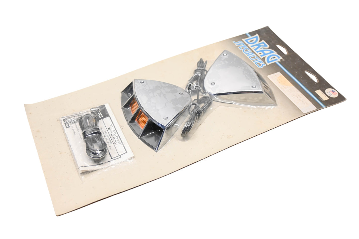 Drag Specialties DS-280500, 50280500 Rotor Cover Light With Air Scoop Kit NOS