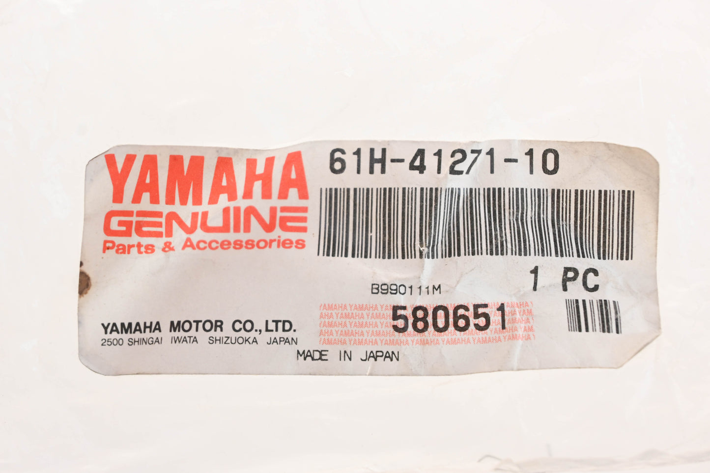 New OEM Yamaha 61H-41271-10-00 Choke Knob NOS