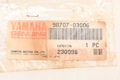 New OEM Yamaha 98707-03006-00 Flat Head Screw NOS