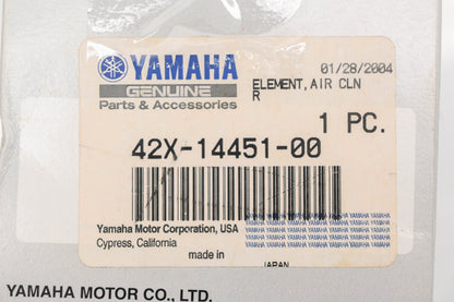 New OEM Yamaha 42X-14451-00-00 Air Cleaner Element NOS