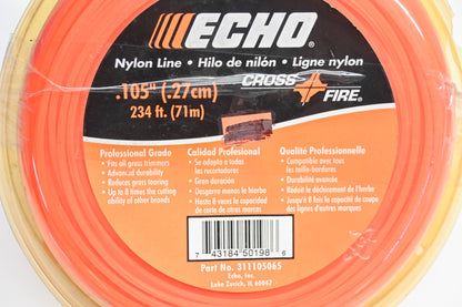 New OEM Echo 31105065 Nylon Line .105" 234' NOS