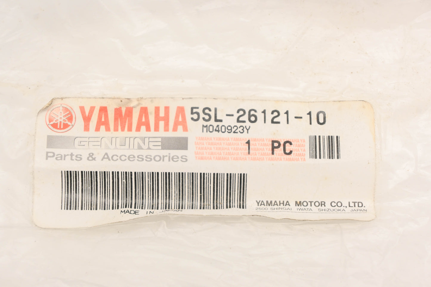 New OEM Yamaha 5SL-26121-10-00 Black Lefthand Handlebar NOS