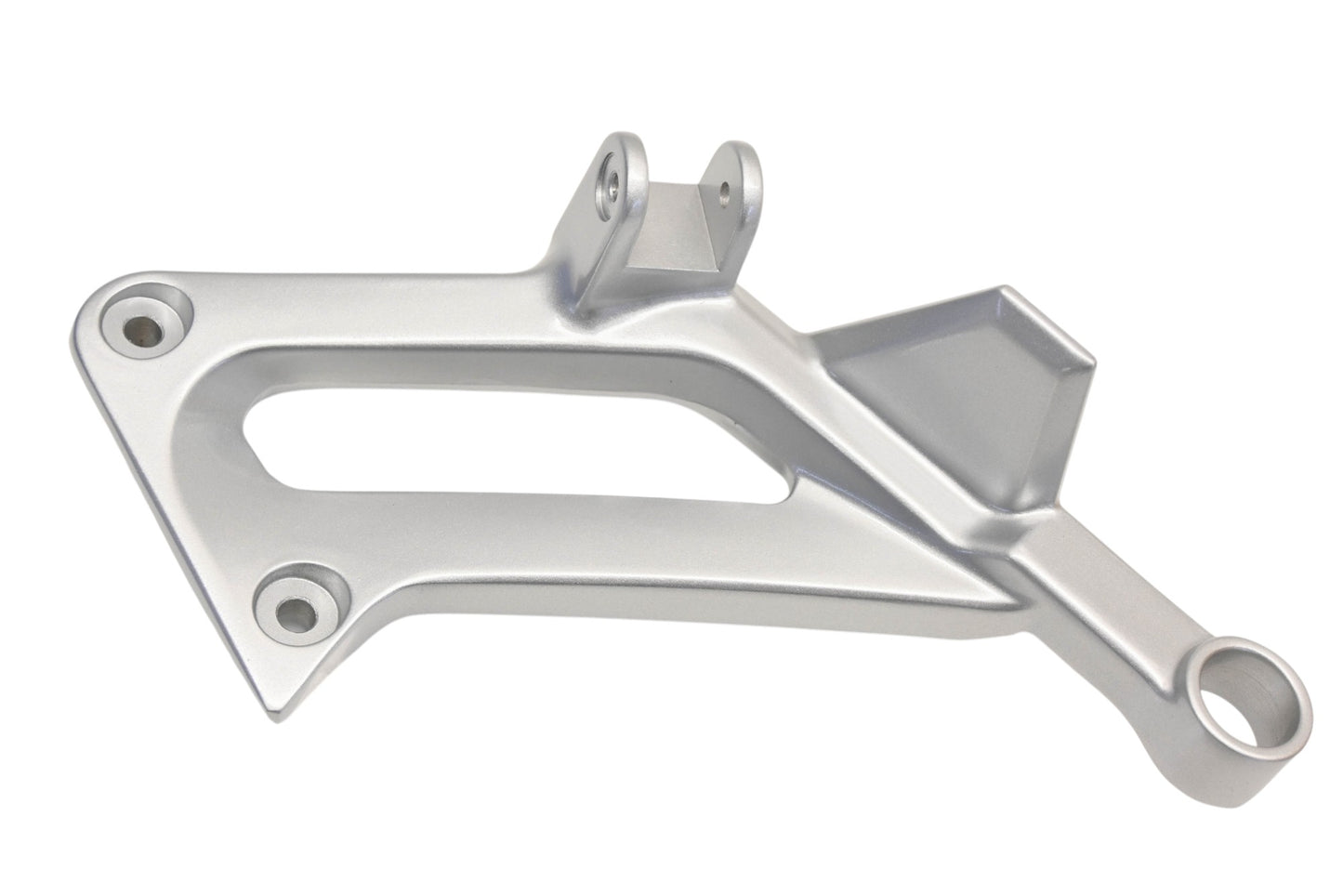 New OEM Yamaha 5JW-2742L-00-00 Silver Rear Right Footpeg Bracket NOS