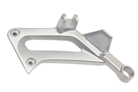 New OEM Yamaha 5JW-2742L-00-00 Silver Rear Right Footpeg Bracket NOS