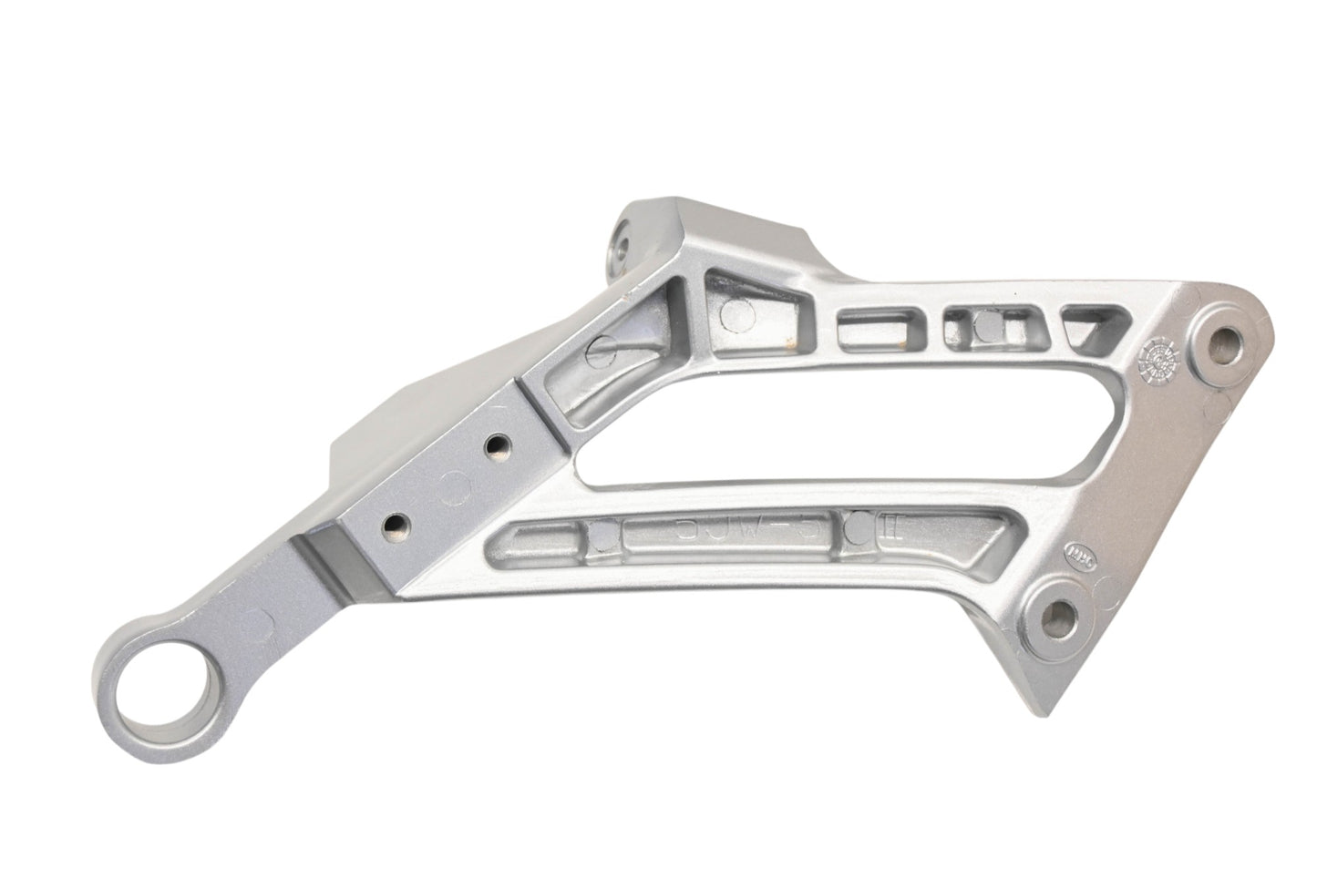 New OEM Yamaha 5JW-2742L-00-00 Silver Rear Right Footpeg Bracket NOS