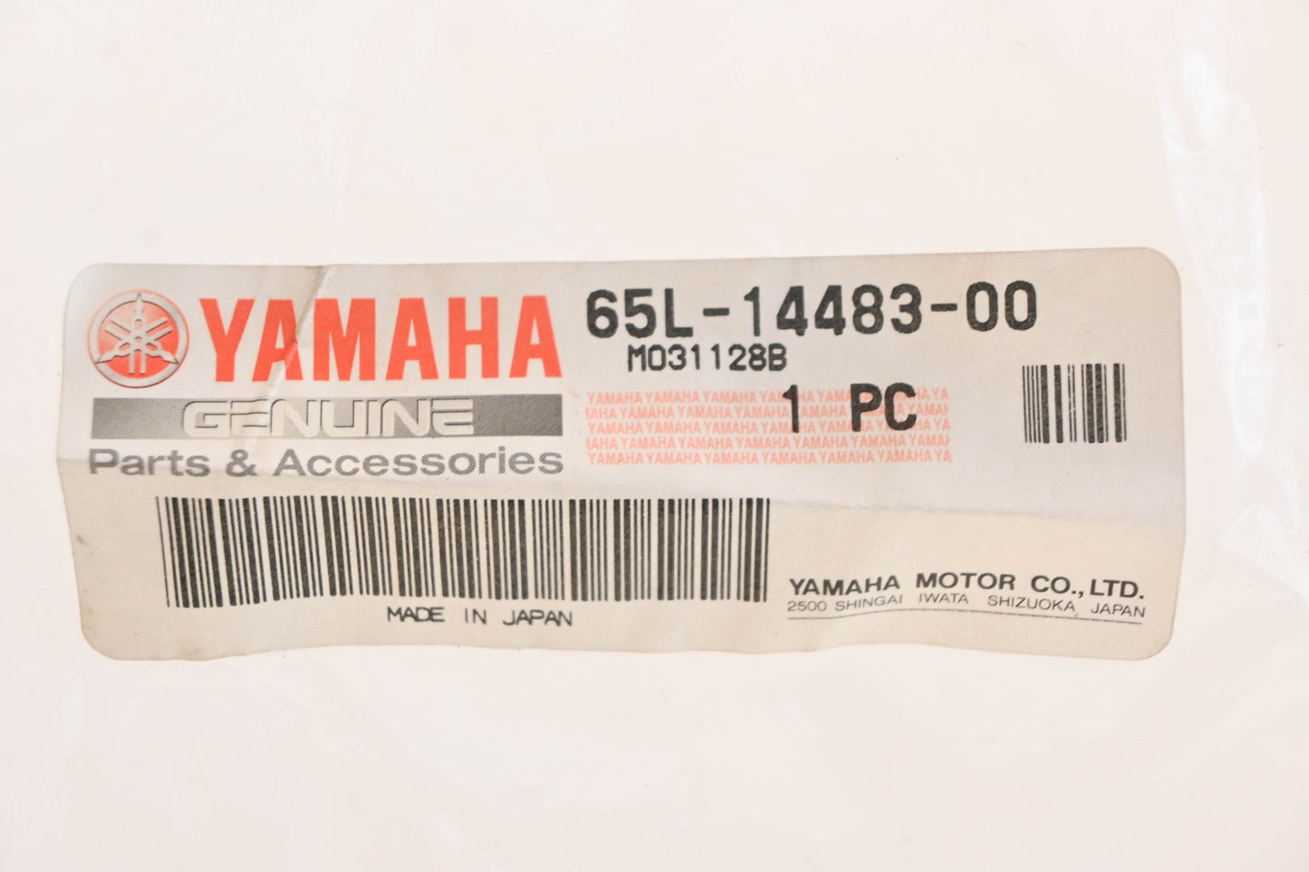 New OEM Yamaha 65L-14483-00-00 Air Box Gasket NOS