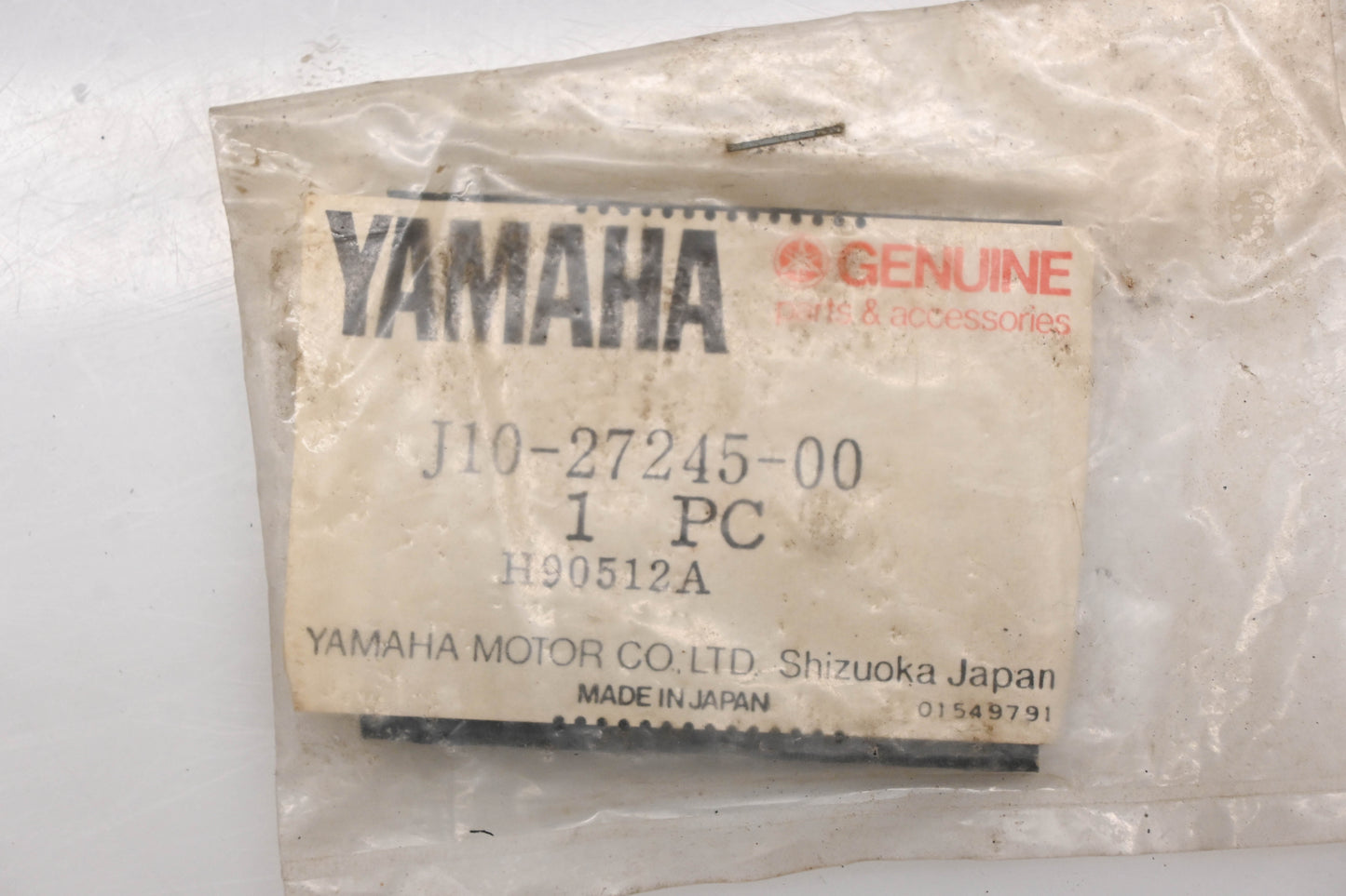 New OEM Yamaha J10-27245-00-00 Brake Pedal Pad NOS