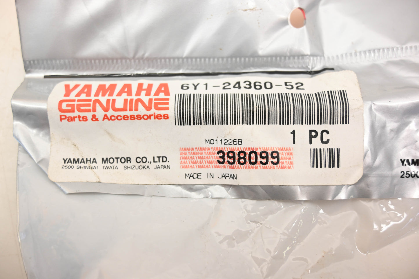 New OEM Yamaha 6Y1-24360-52-00 Primer Pump NOS