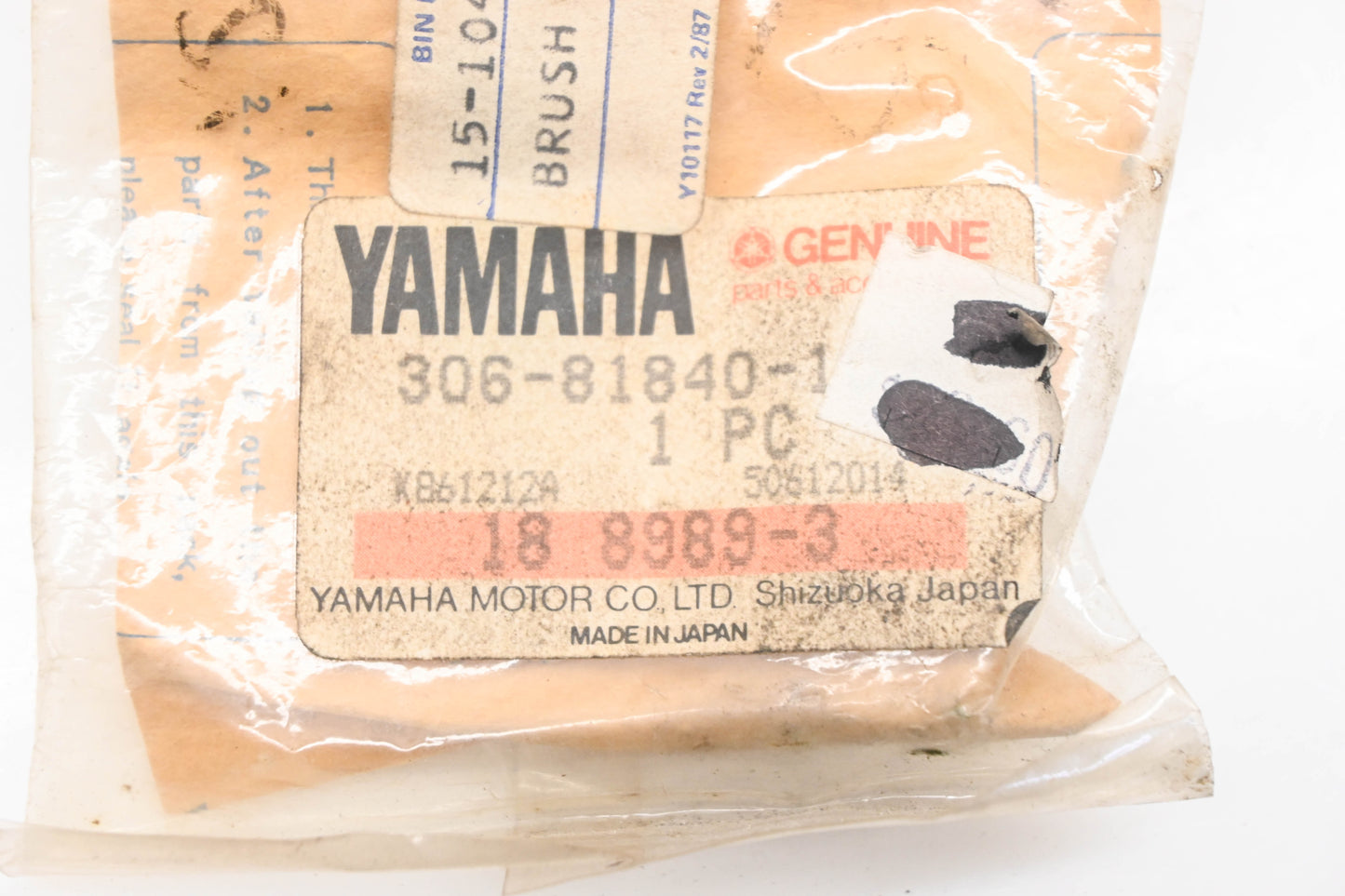 New OEM Yamaha 306-81840-10-00 Brush Holder Assembly NOS