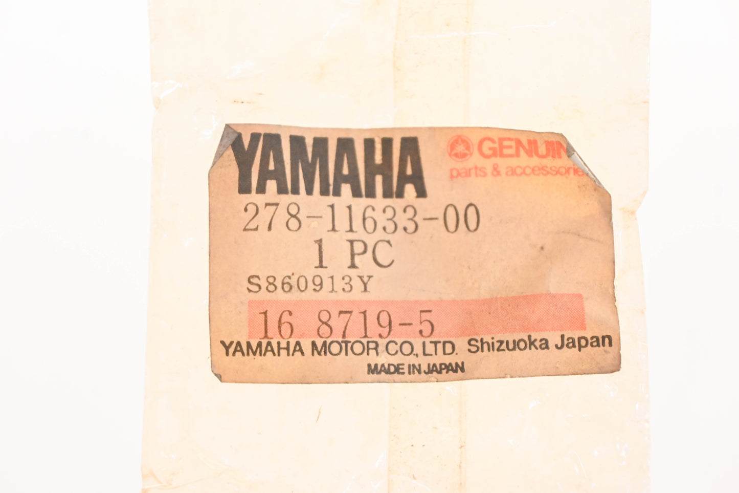 New OEM Yamaha 278-11633-00-00 Piston Pin NOS
