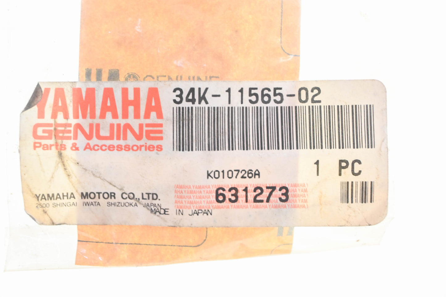 New OEM Yamaha 34K-11565-02-00 Bearing Cover Washer NOS