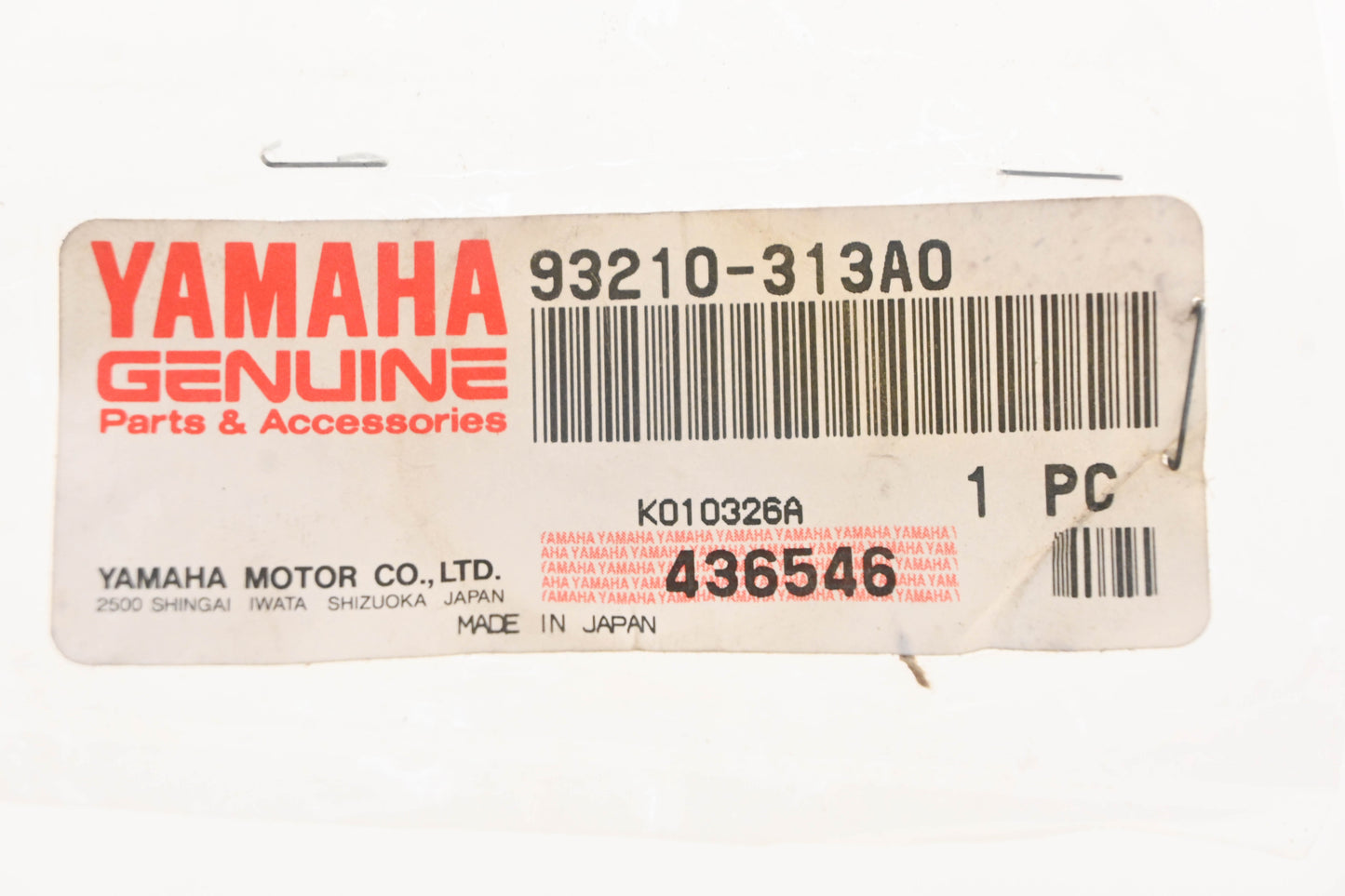 New OEM Yamaha 93210-313A0-00 O-Ring NOS