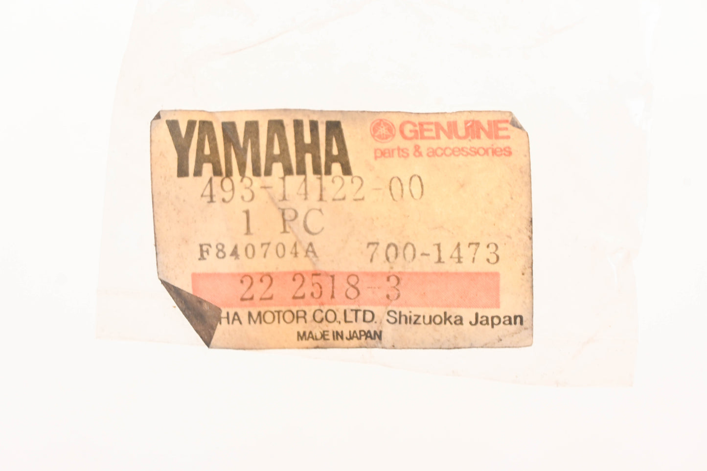 New OEM Yamaha 493-14122-00-00 Throttle Screw NOS