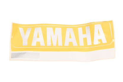 New OEM Yamaha GT3-U4122-00-00 Yellow Silver Emblem Decal NOS