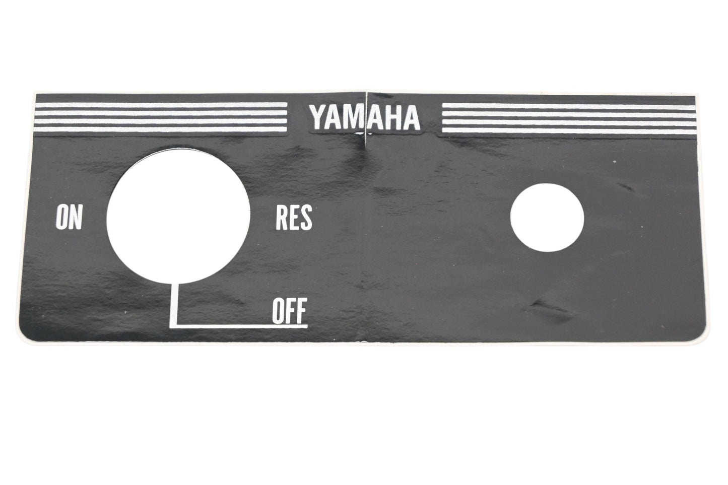 New OEM Yamaha GJ3-U419C-00-00 Black Label Decal NOS