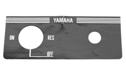 New OEM Yamaha GJ3-U419C-00-00 Black Label Decal NOS