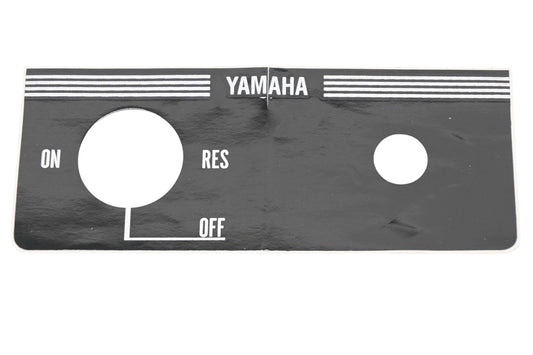 New OEM Yamaha GJ3-U419C-00-00 Black Label Decal NOS