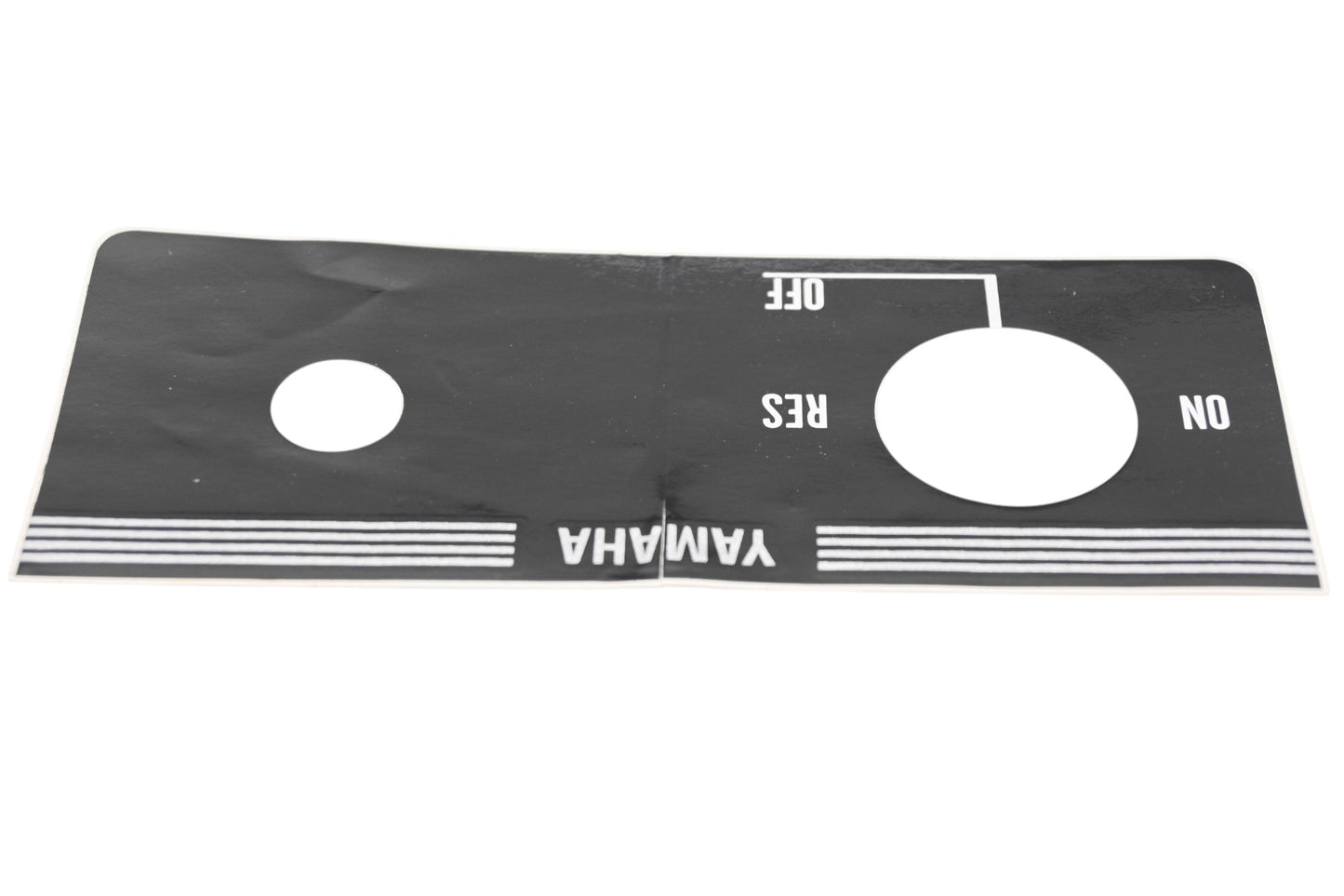 New OEM Yamaha GJ3-U419C-00-00 Black Label Decal NOS