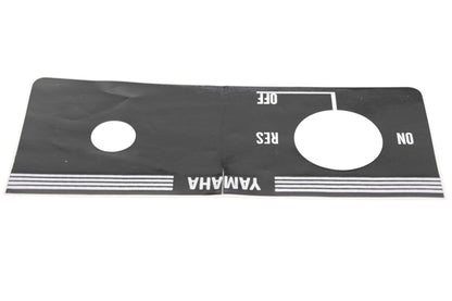 New OEM Yamaha GJ3-U419C-00-00 Black Label Decal NOS