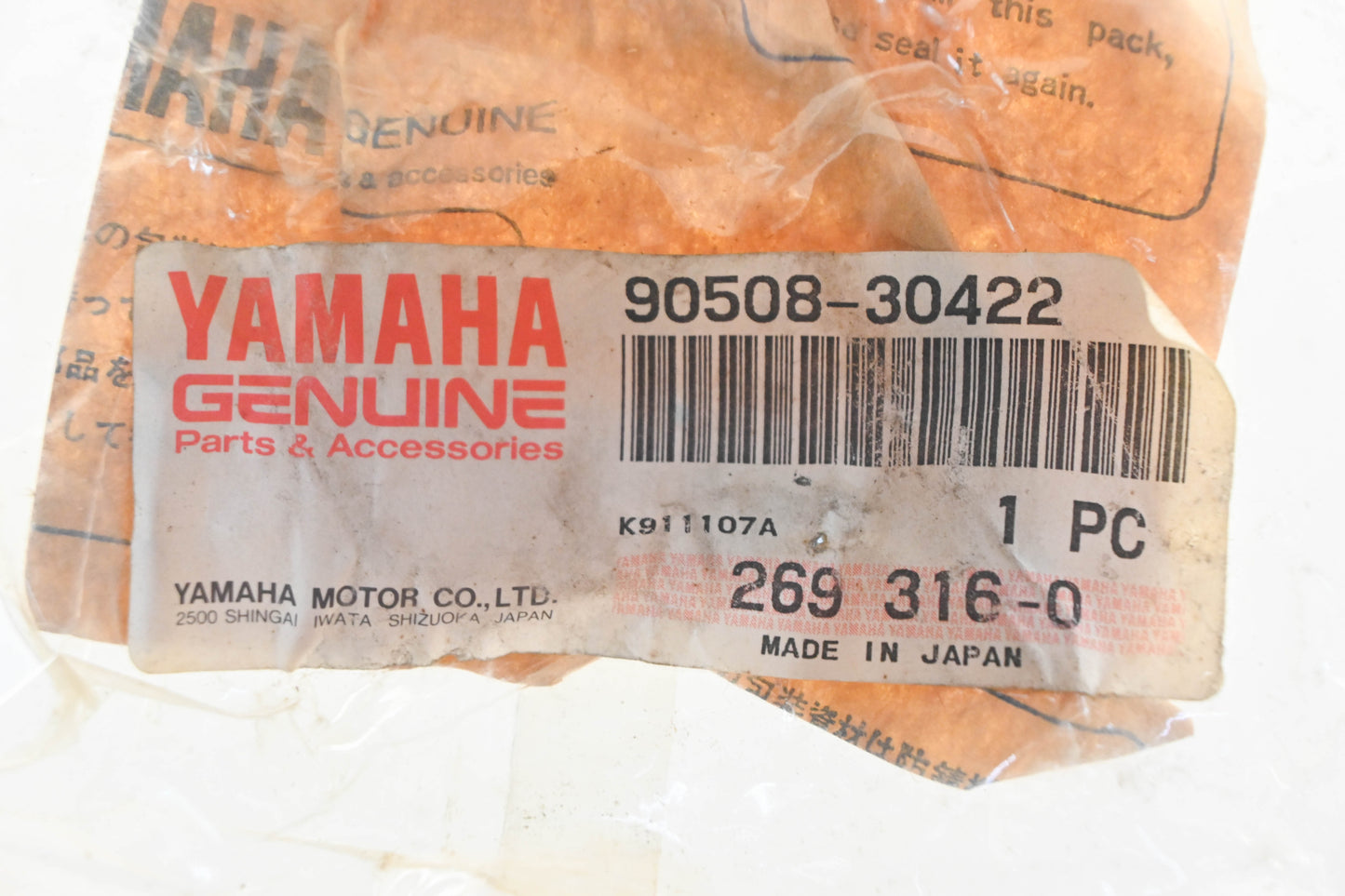 New OEM Yamaha 90508-30422-00 Torsion Spring NOS