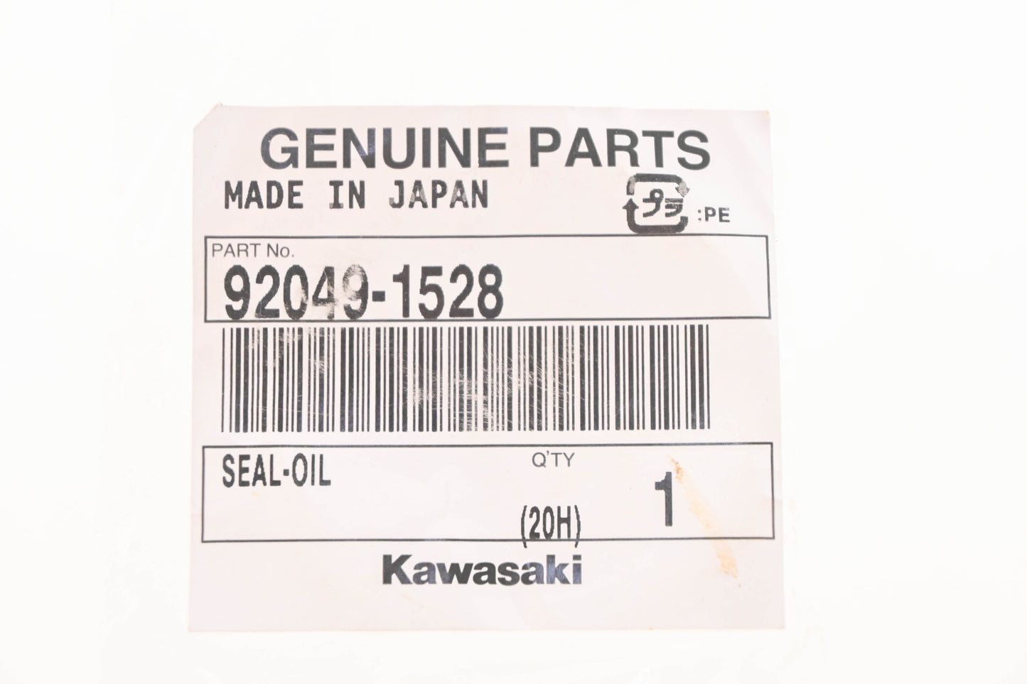 New OEM Kawasaki 92049-1528 Oil Seal NOS