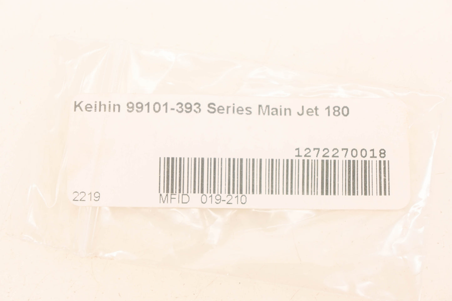 Keihin 99101-393-180, 019-210 Main Jet #180 NOS