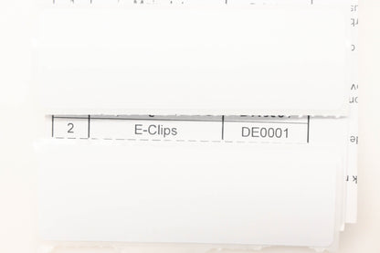 Dyno Jet DE0001 E-Clips Qty 2 NOS