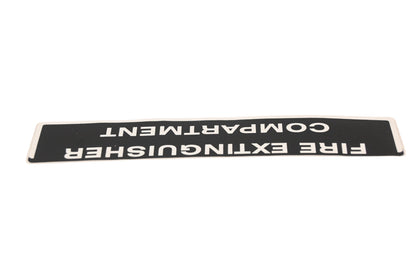 New OEM Yamaha GP8-U418C-00-00 Fire Extinguisher Label Decal NOS
