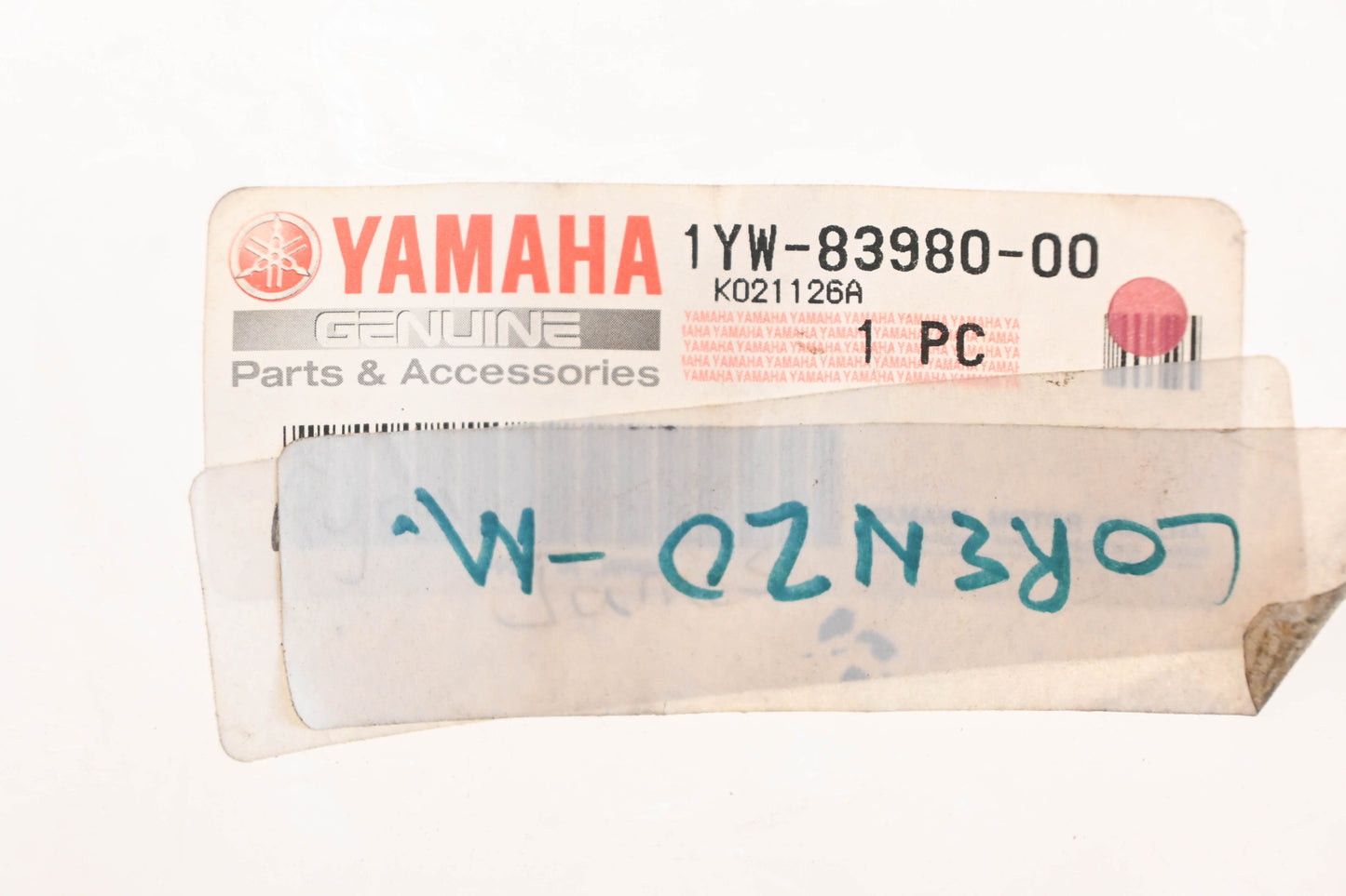 New OEM Yamaha 1YW-83980-00-00 Front Stop Switch Assembly NOS