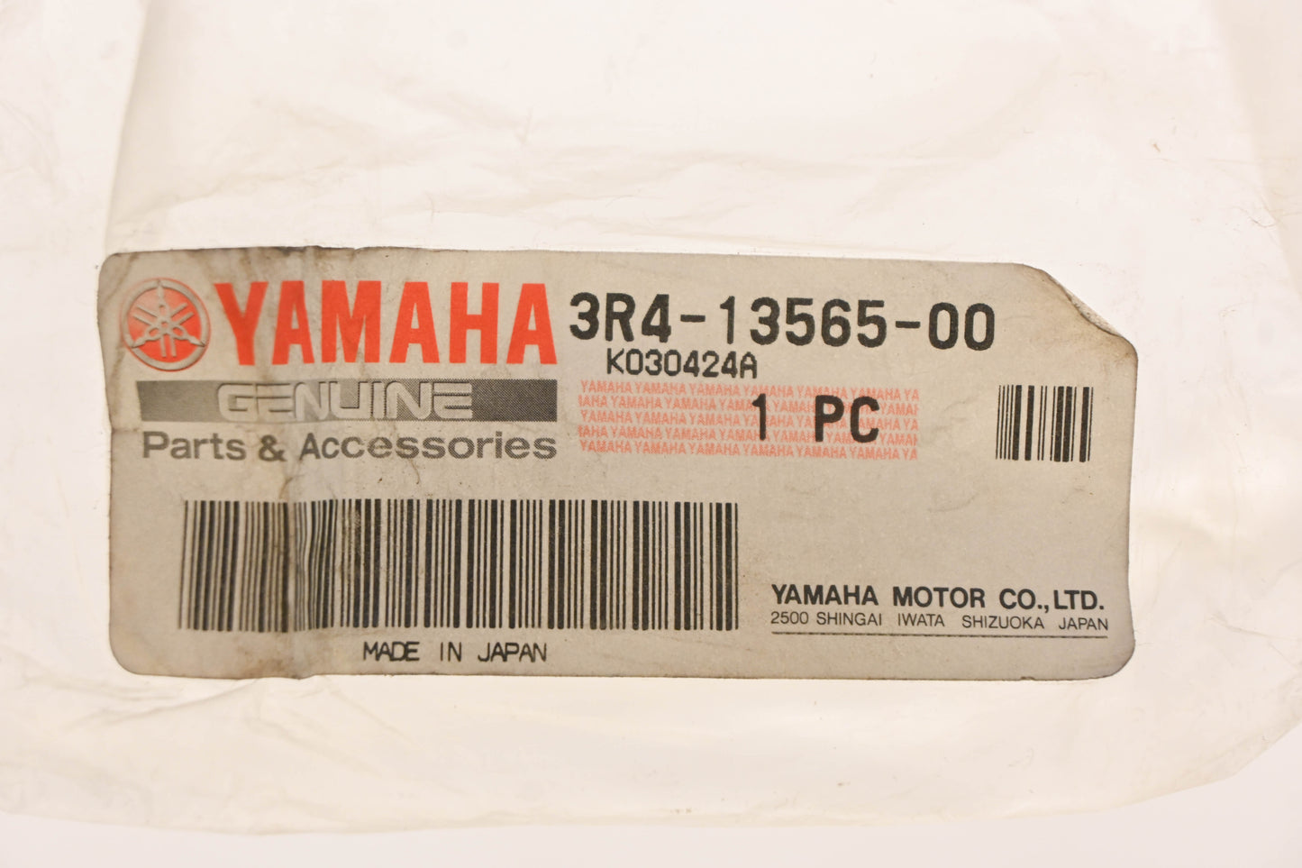 New OEM Yamaha 3R4-13565-00-00 Intake Manifold Boot Joint NOS