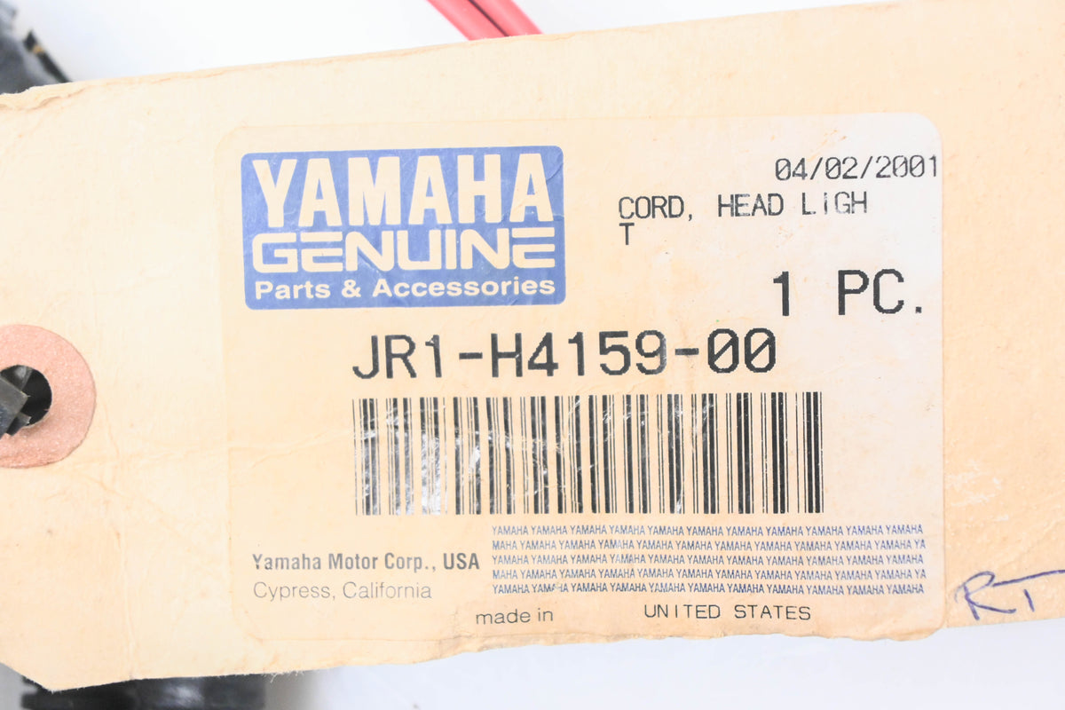 New OEM Yamaha JR1-H4159-00-00 Headlight Cord Wires NOS
