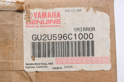 New OEM Yamaha GU2-U596C-10-00 Right Side Mirror Assembly NOS