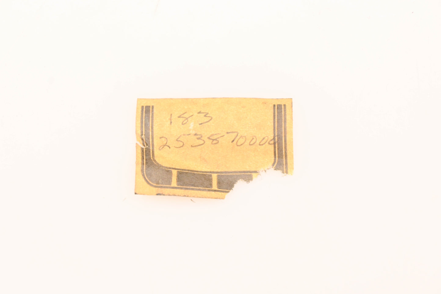 New OEM Yamaha 183-25387-00-00 Rear Wheel Axle Sprocket Shaft NOS