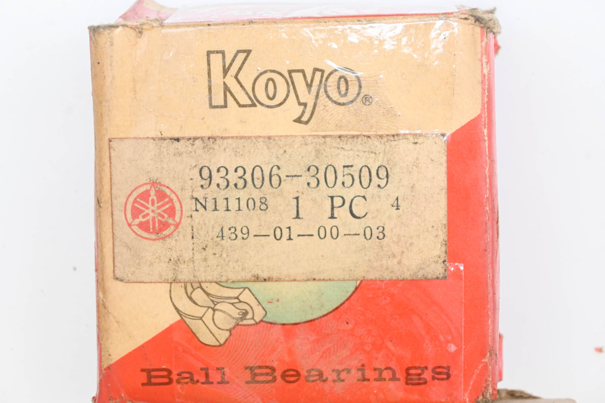 New OEM Yamaha 93306-30509-00 Koyo Ball Bearing NOS