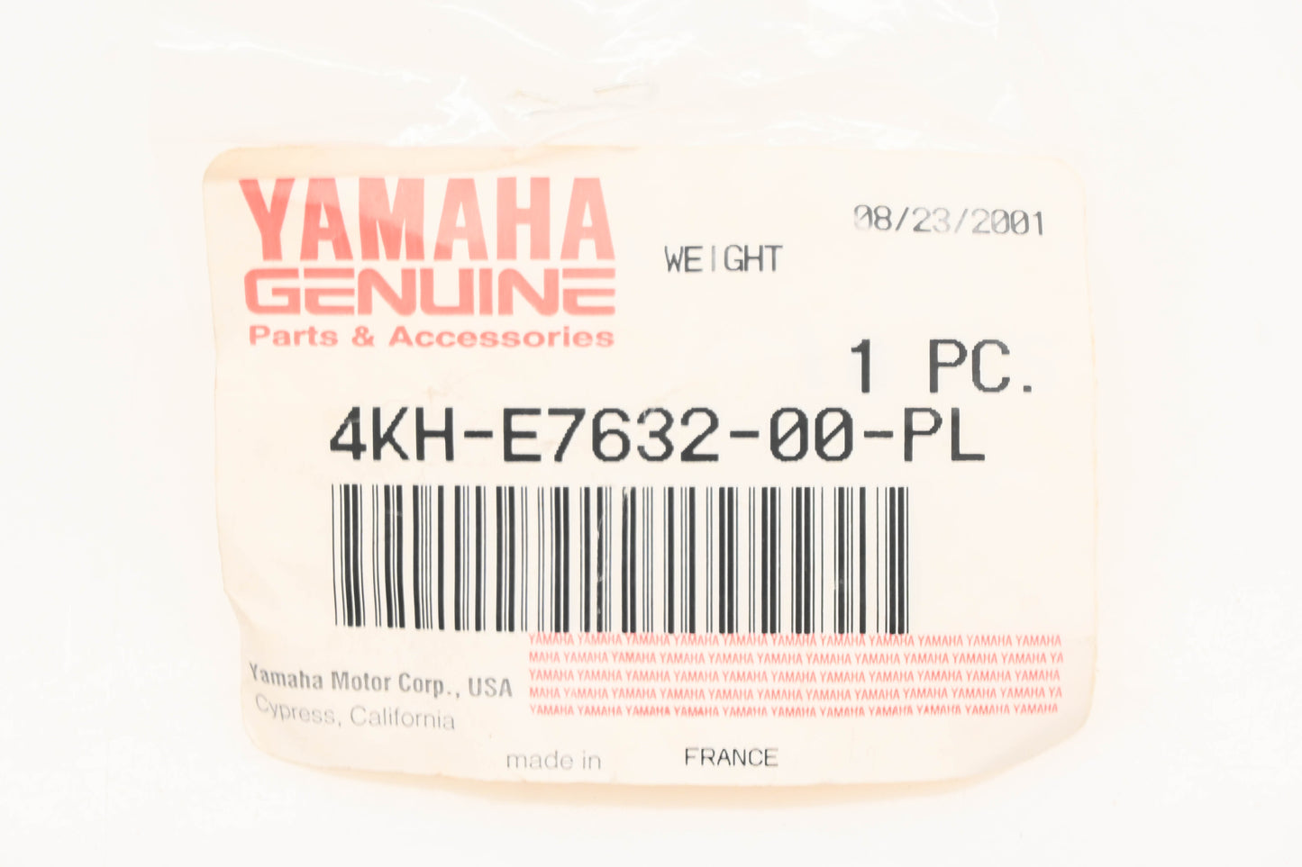New OEM Yamaha 4KH-E7632-00-PL Clutch Roller Weight NOS